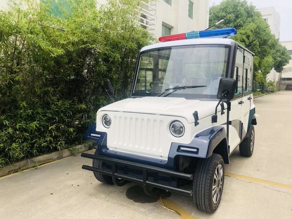 新款5座悍马带门电动巡逻车